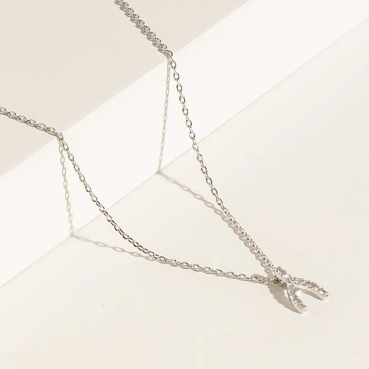 Wishbone Charm Necklace