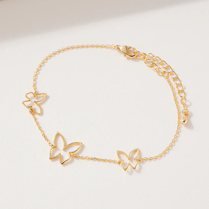 Butterfly Charm Bracelet