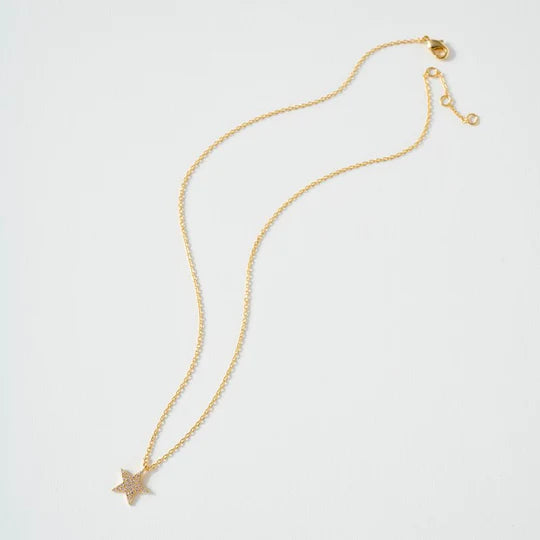 One Star Pendant Charm Collar Necklace