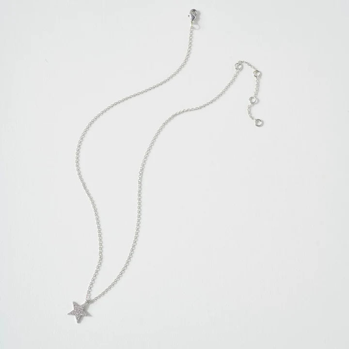 One Star Pendant Charm Collar Necklace