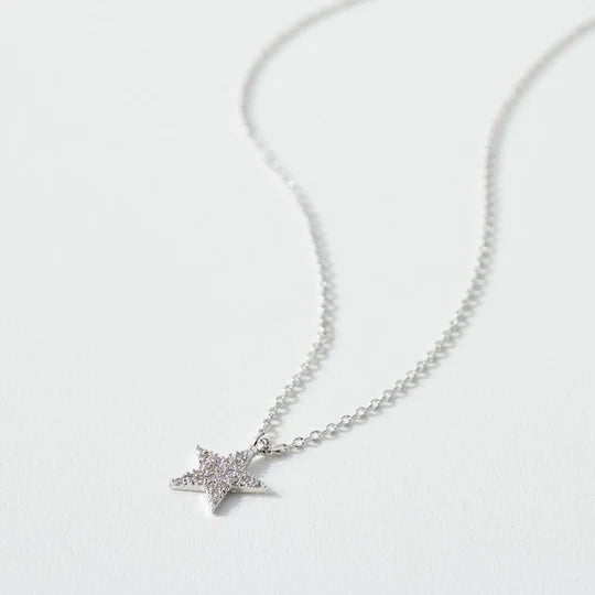 One Star Pendant Charm Collar Necklace