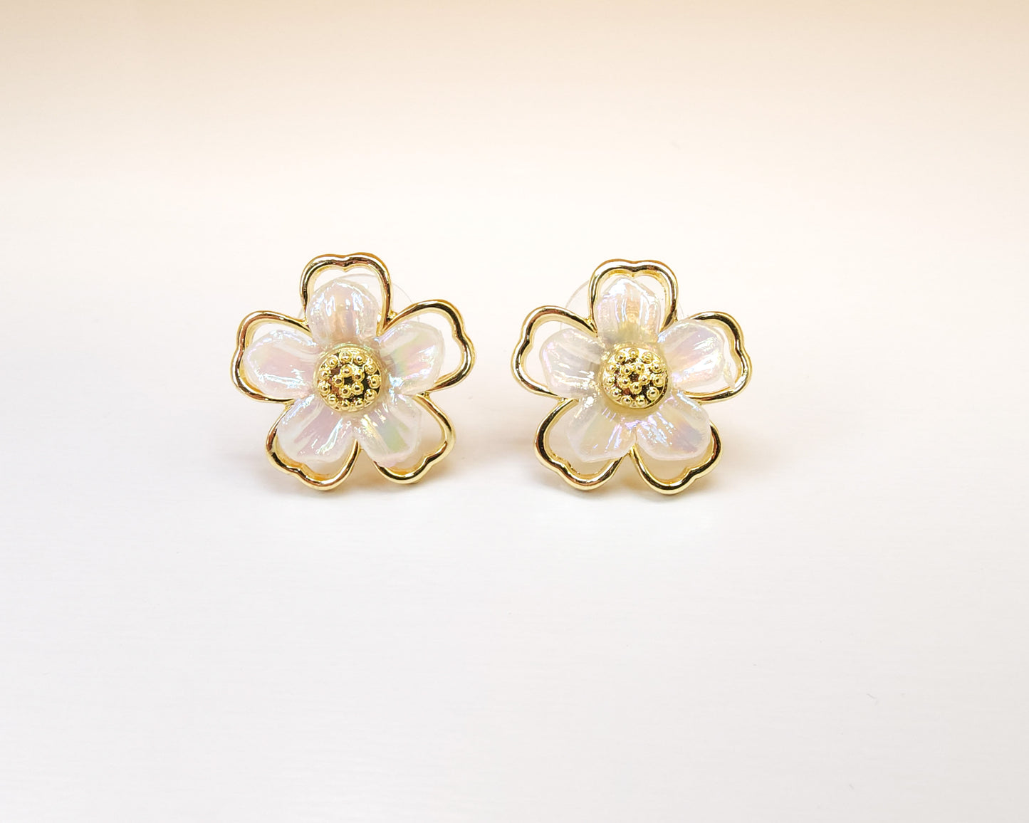 Resin Flower Earring