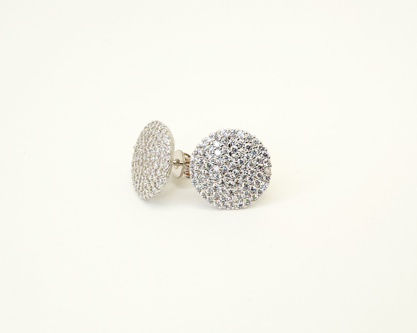 Shimmer Disc Earring