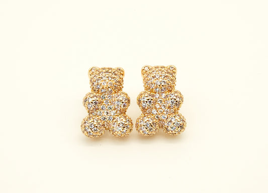 Bling Bear Earring