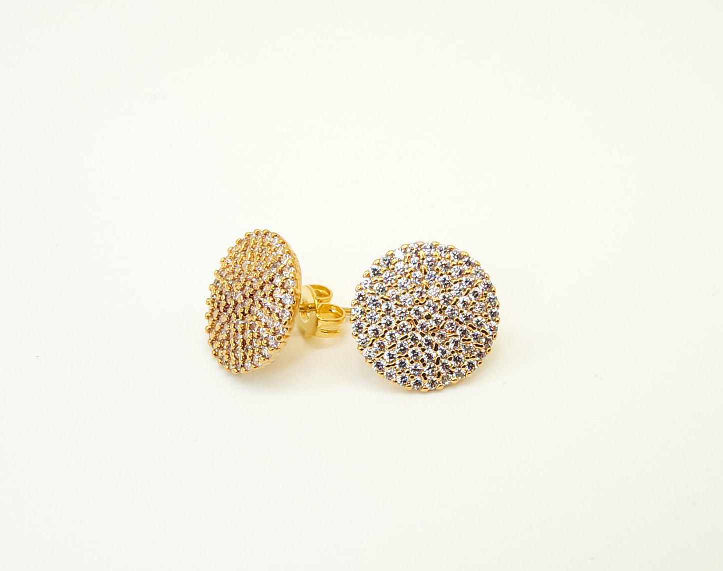 Shimmer Disc Earring