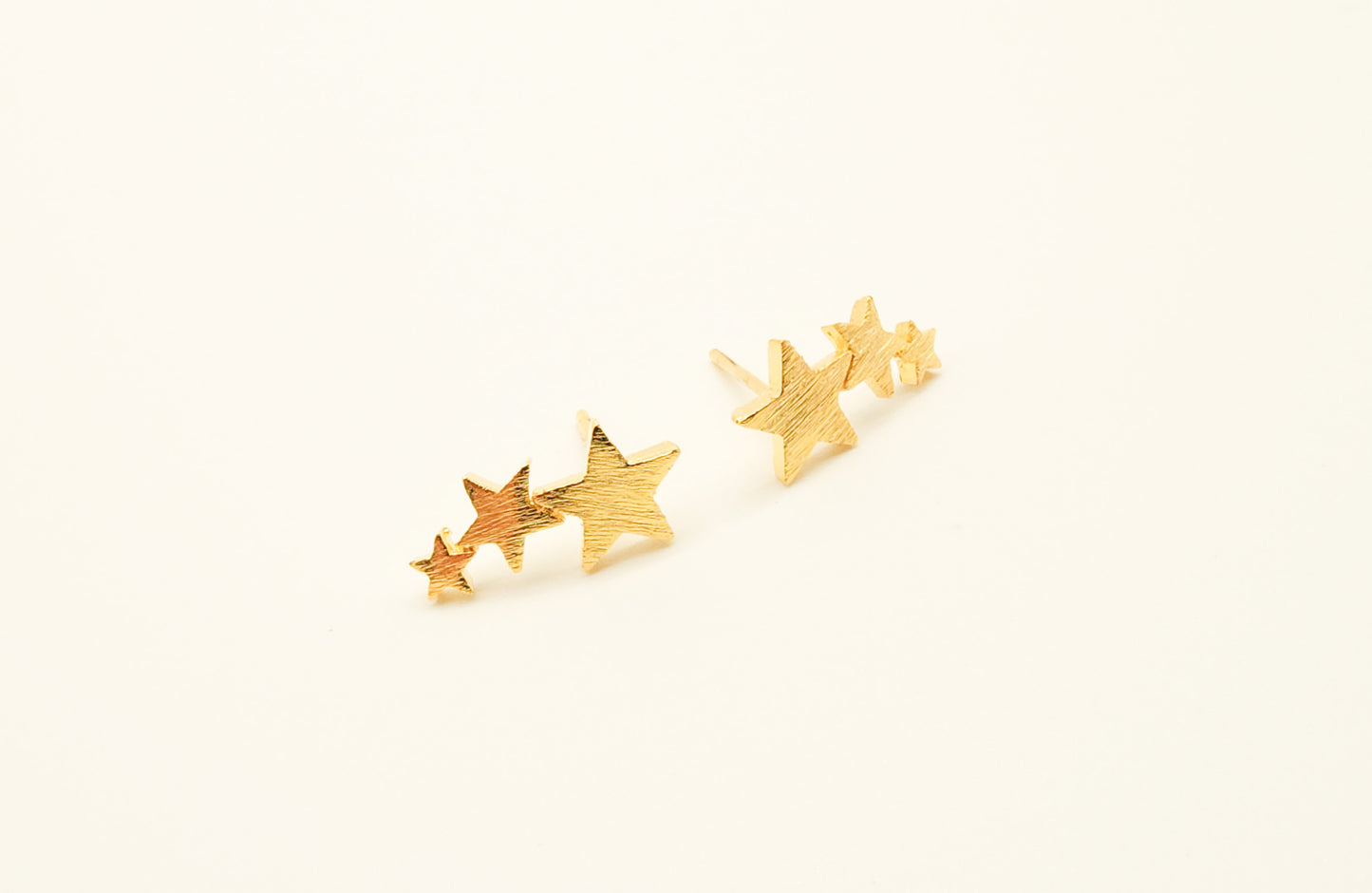 Triple Stars Earring