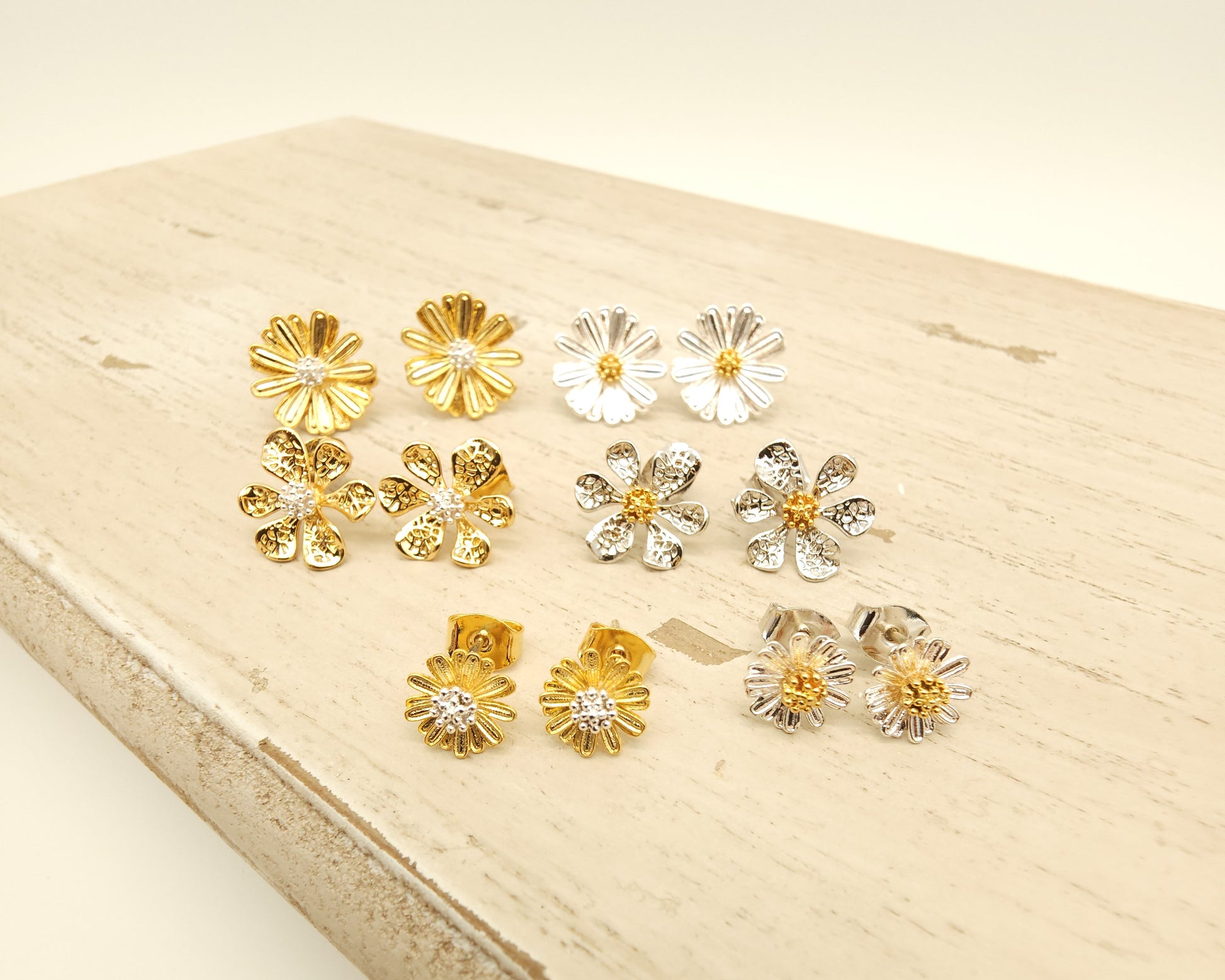 Layered Flower Earring